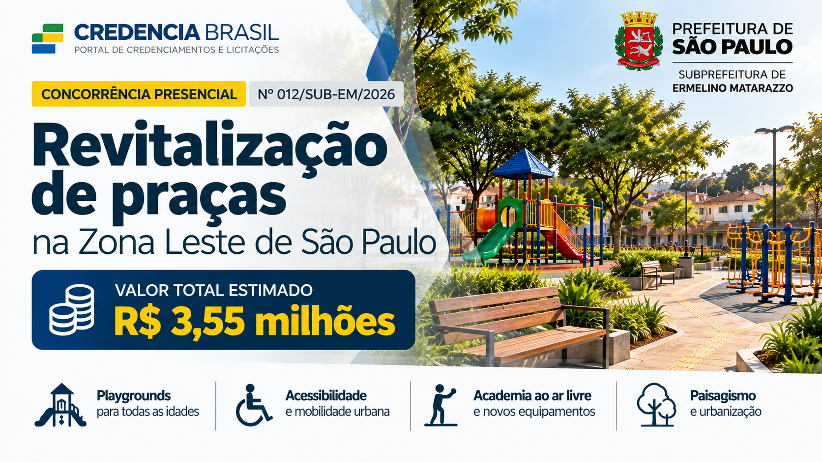 Concorrência Presencial nº 012/SUB-EM/2026